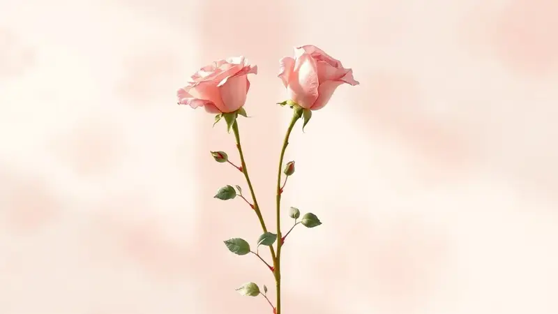 رسم توضيحي هادئ يعبّر عن الحب والتعلّق