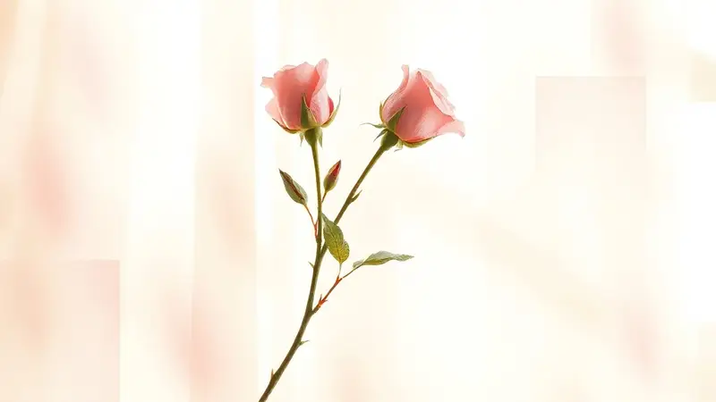 رسم توضيحي هادئ يعبّر عن الحب والتعلّق